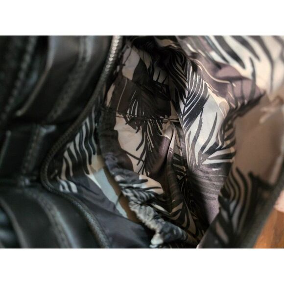 Lug Quilted Crossbody Bag With Multiple Zipper Pockets & Adjustable Strap - Picture 7 of 13